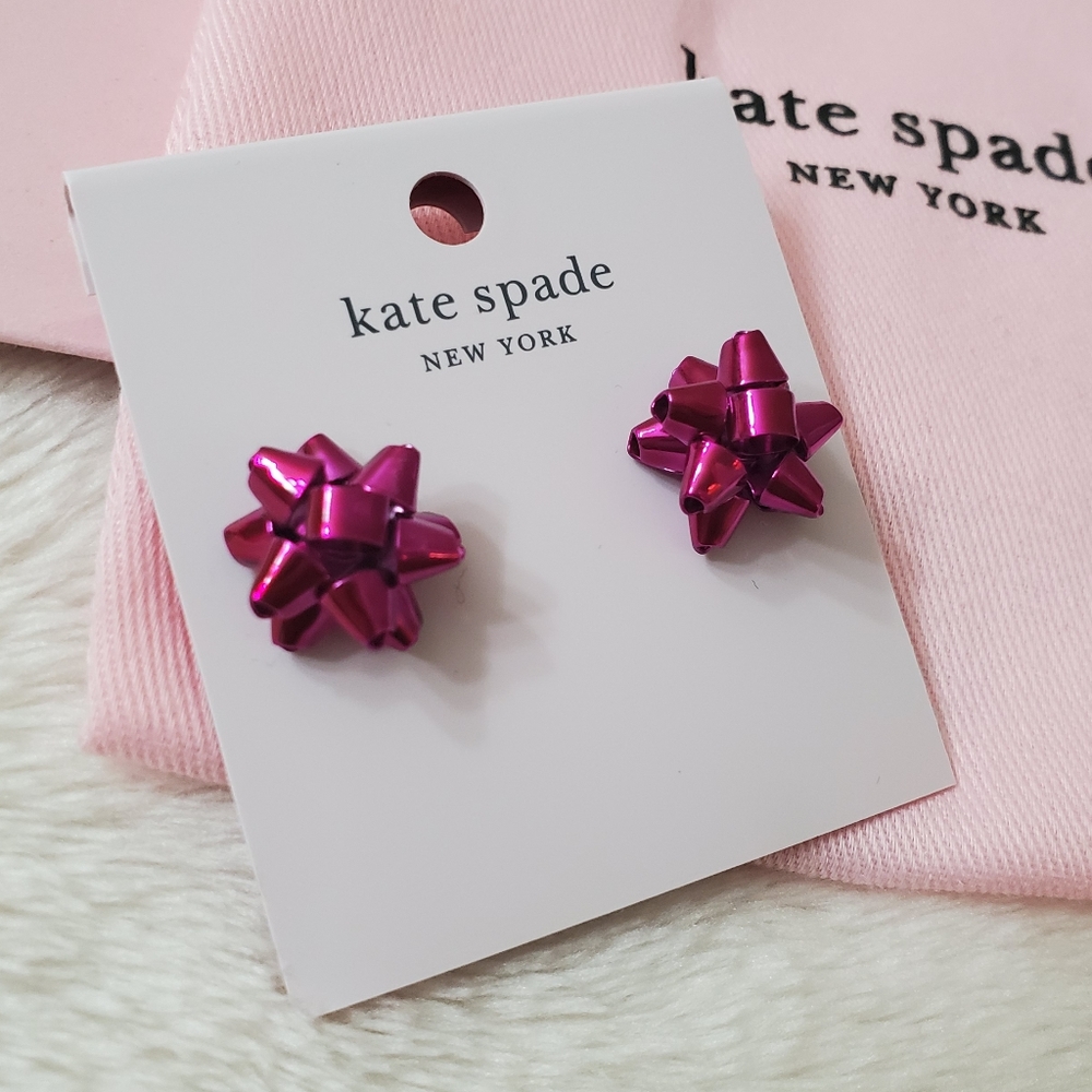 Kate Spade Ribbon Earrings - Picture 4 of 5